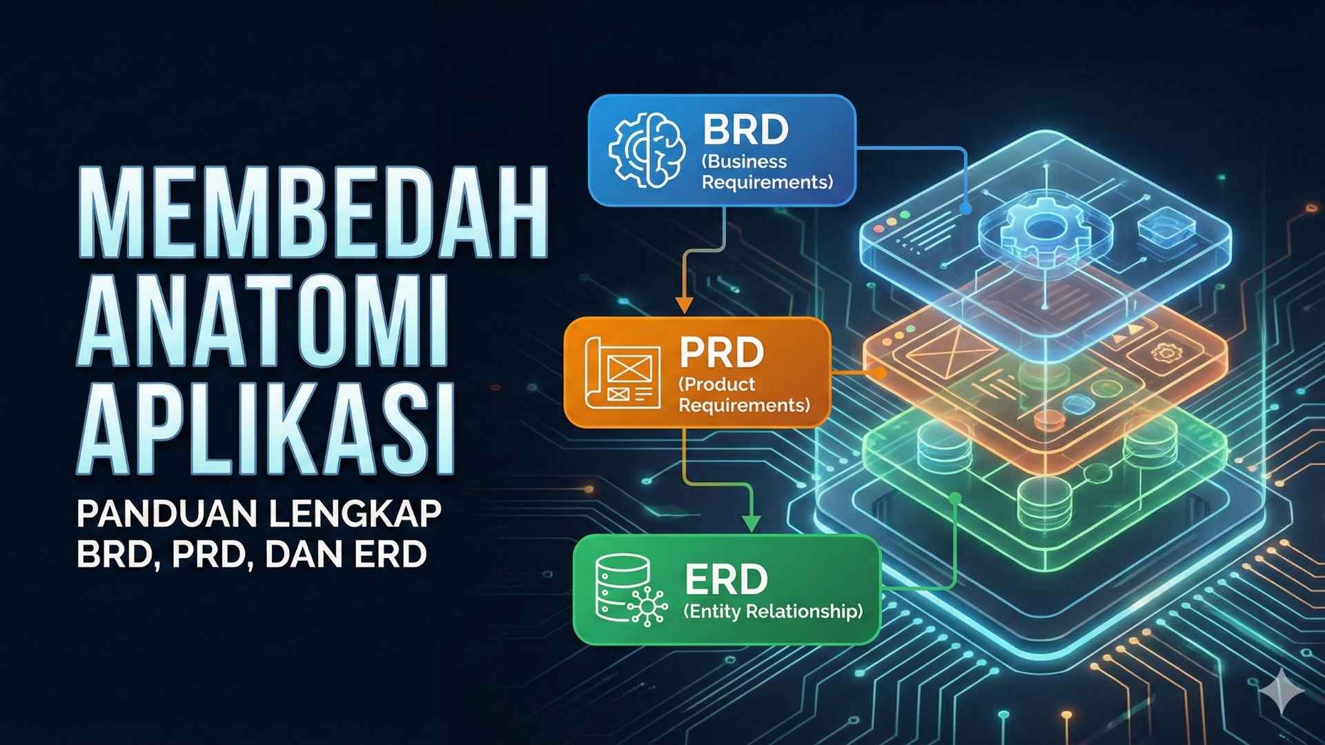 Membedah Anatomi Aplikasi: Panduan Lengkap BRD, PRD, dan ERD