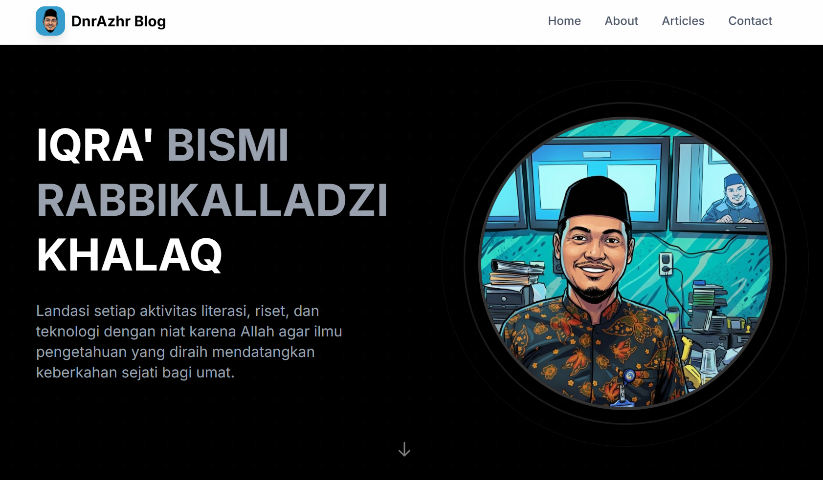 MyBlog - Personal Blog & Portfolio Website dengan Laravel