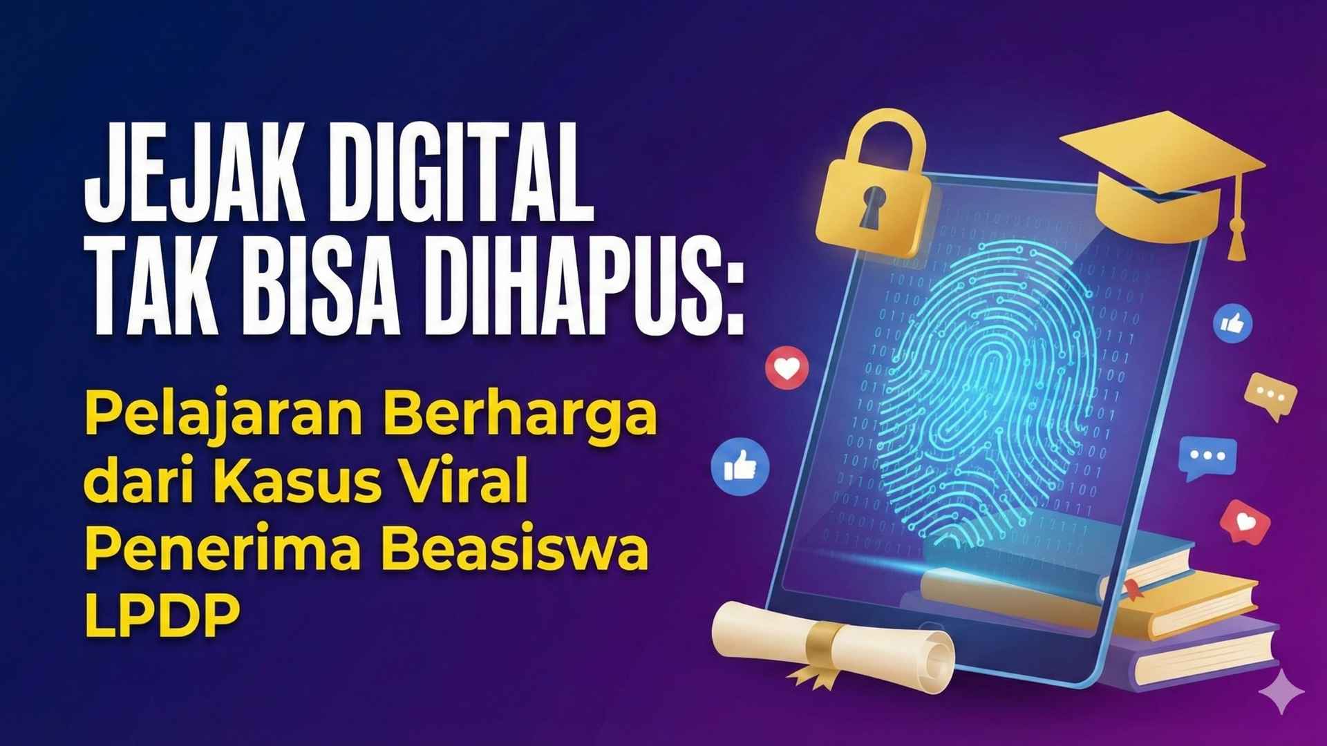 Jejak Digital Tak Bisa Dihapus: Pelajaran Berharga dari Kasus Viral Penerima Beasiswa LPDP